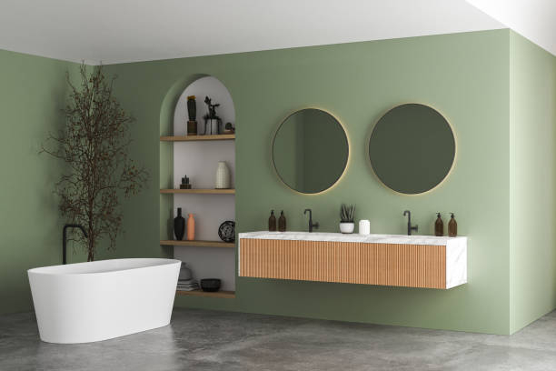 Diseño con estilo y colores para tu baño