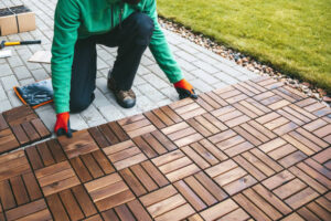 terraza piso tipo madera
