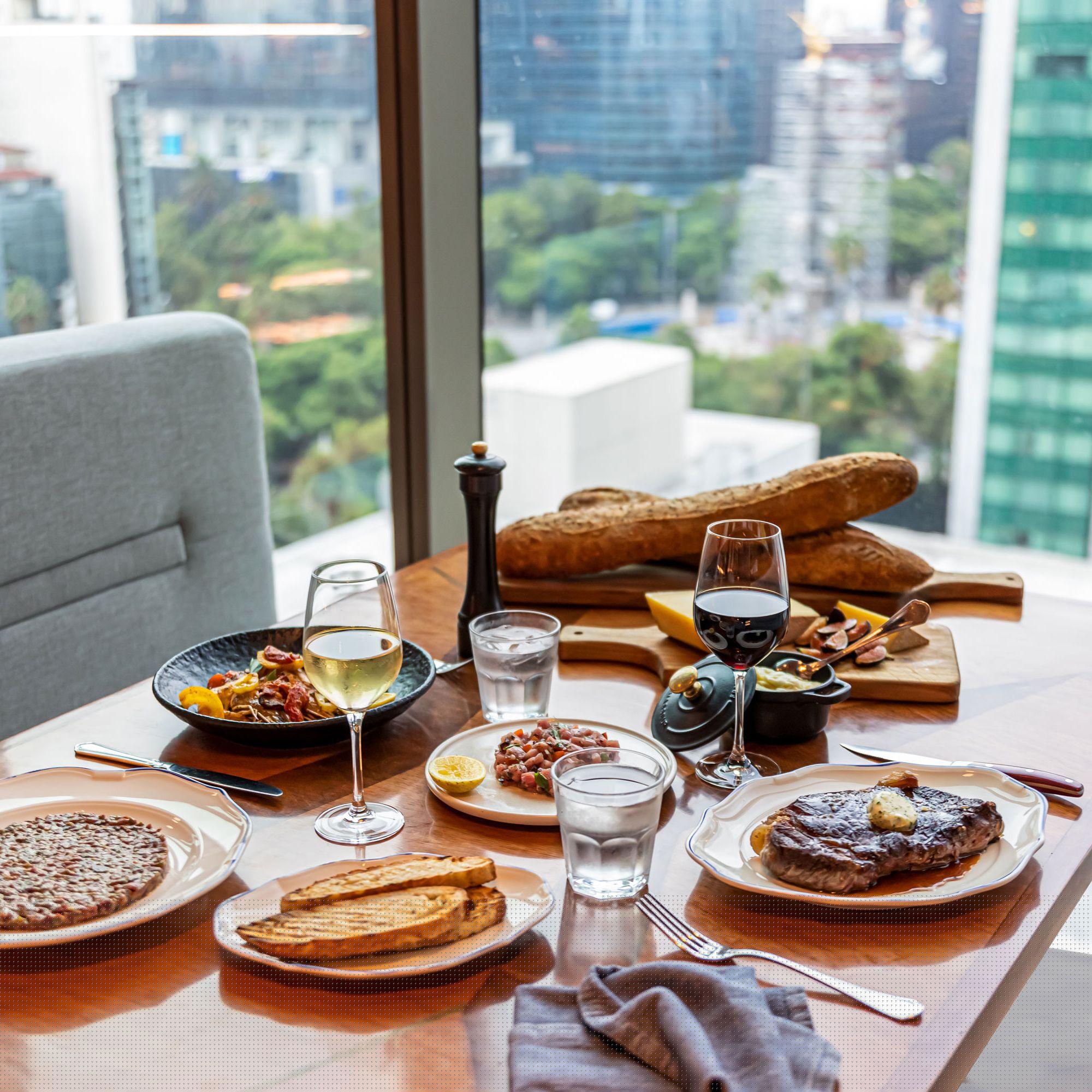 restaurante para negocios inmobiliarios